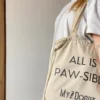 Worek ALL IS PAW-SIBLE 2w1 z bawełny z recyklingu - obrazek 2